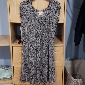 Black & White Animal Print Dress